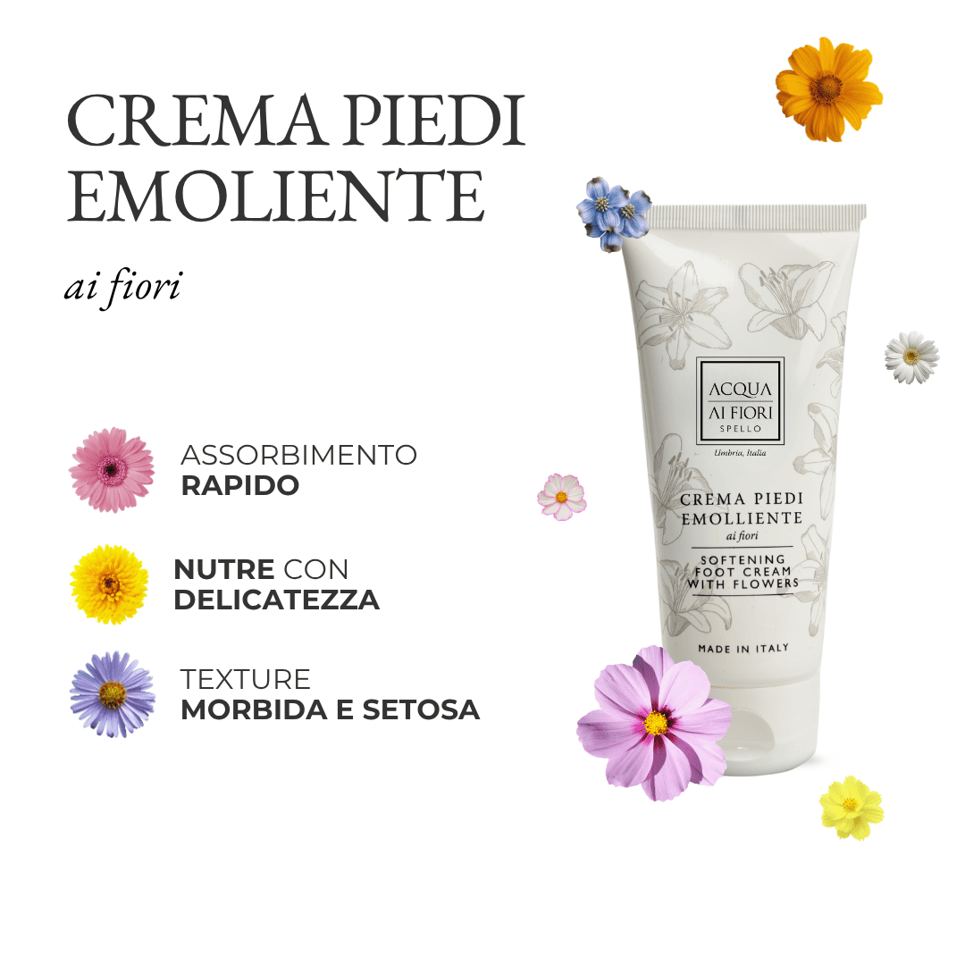 Crema Piedi Emolliente Ai Fiori, 75 ml