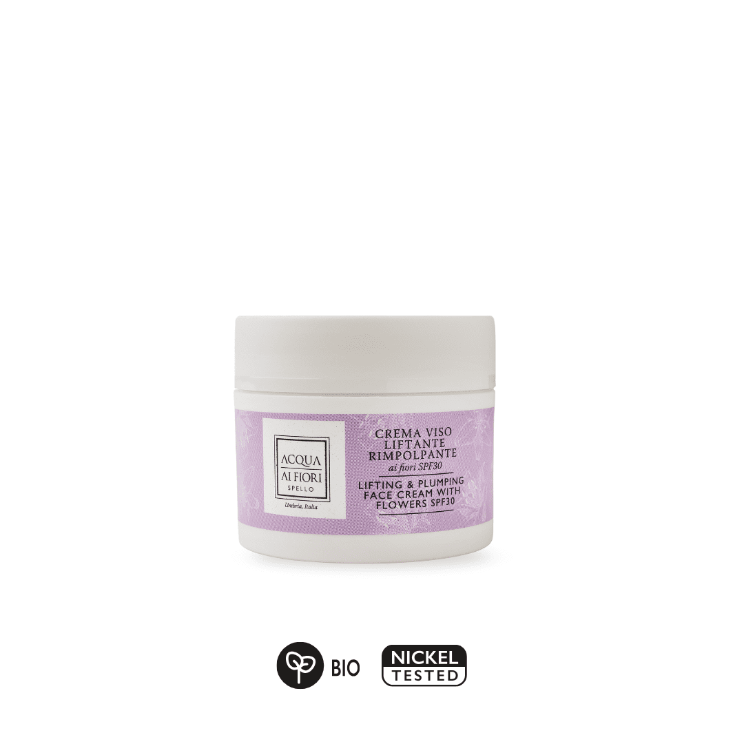 Crema Viso Liftante Rimpolpante ai Fiori SPF30 50ml