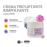 Crema Viso Liftante Rimpolpante ai Fiori SPF30 50ml