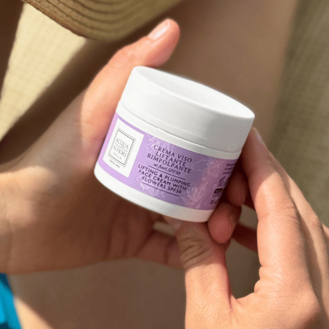 Crema Viso Liftante Rimpolpante ai Fiori SPF30 50ml