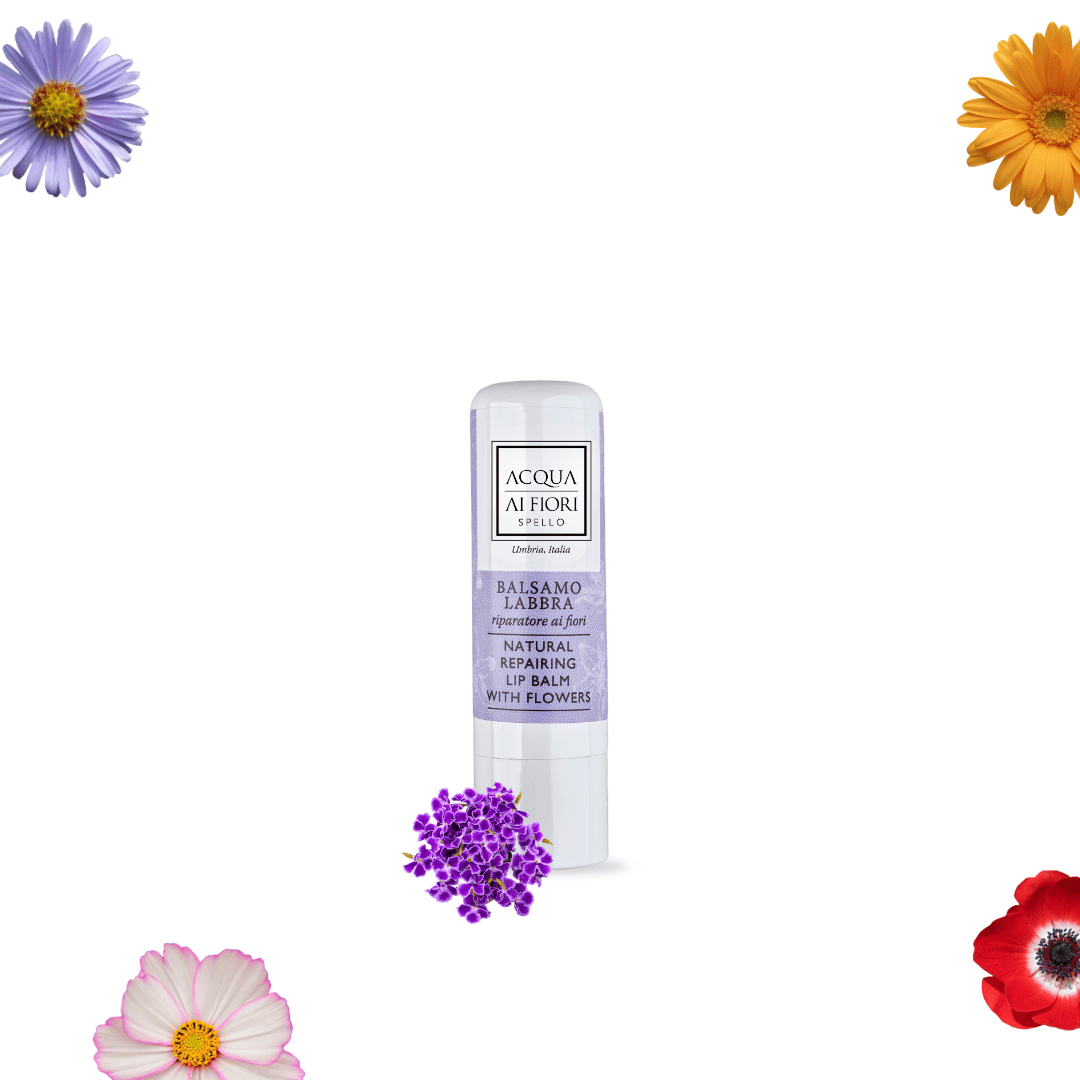 Balsamo Labbra Riparatore ai Fiori 4,5ml - Violetta