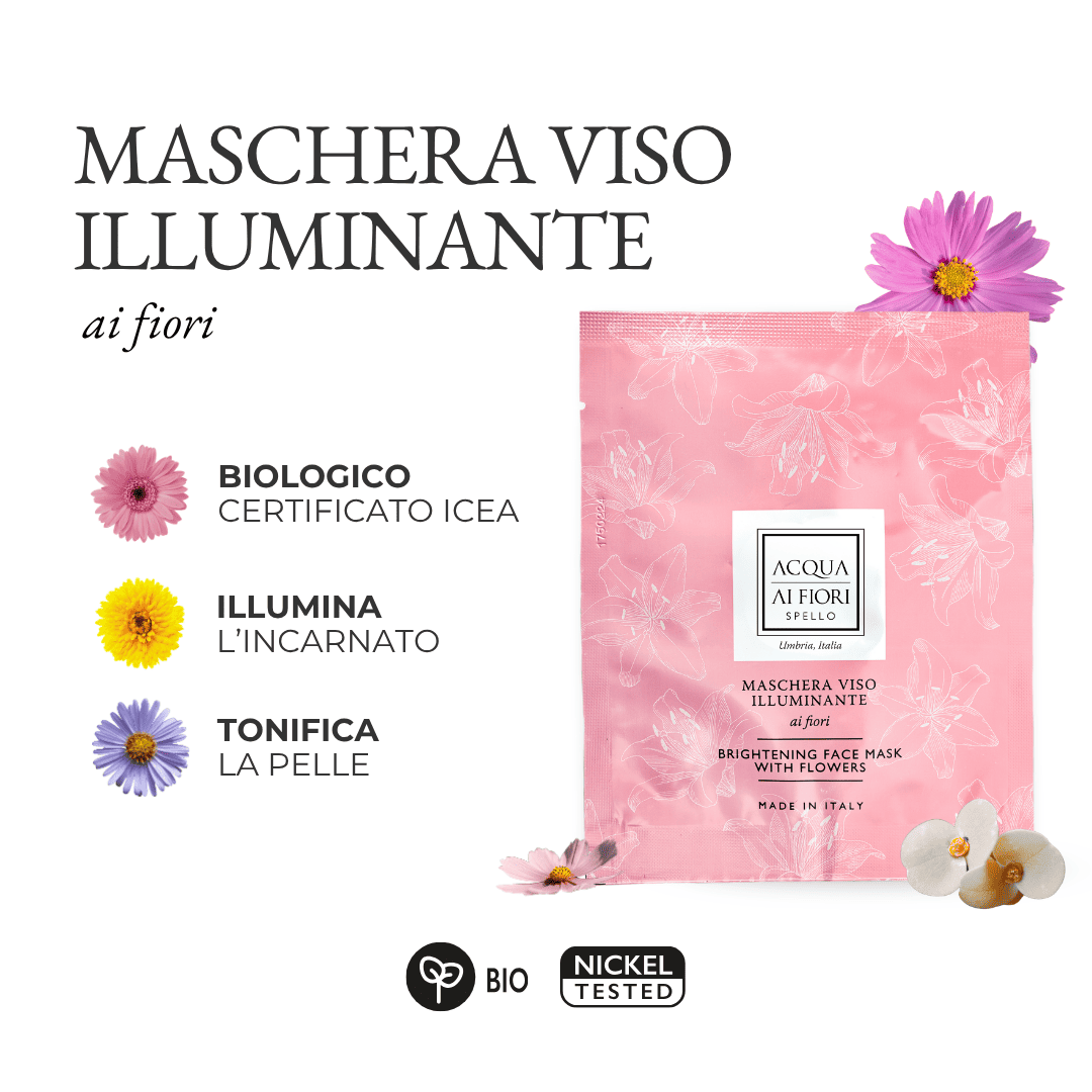 Maschera Viso Illuminante Ai Fiori, 15 ml