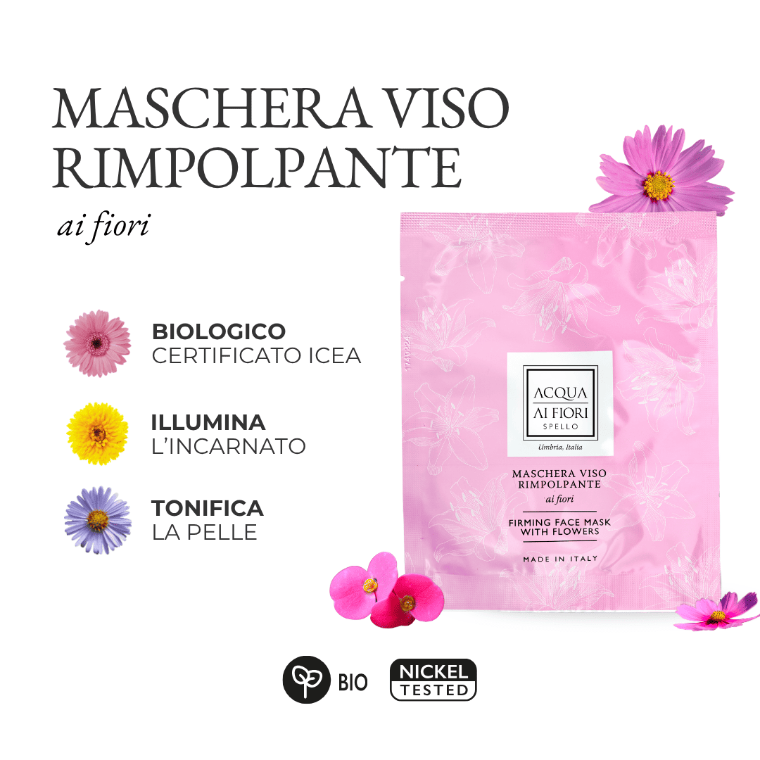 Maschera Viso Rimpolpante Ai Fiori, 15 ml