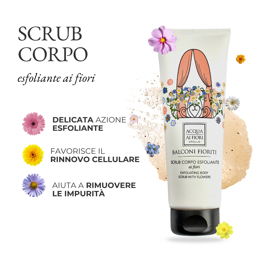 Scrub Corpo Esfoliante ai Fiori