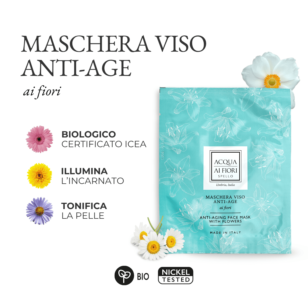 Maschera Viso Antiage Ai Fiori, 15 ml