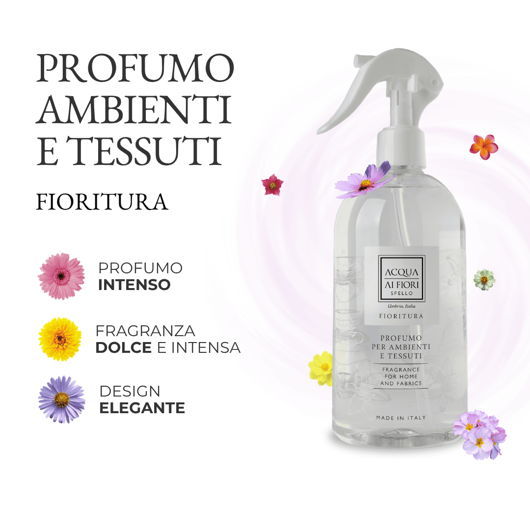 Profumo per Ambienti e Tessuti 500 ml - Fioritura